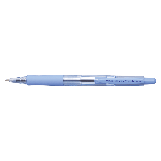 PENAC Japan - Kugelschreiber SLEEK TOUCH PASTELL pastellblau