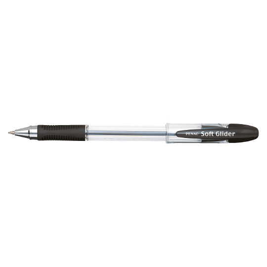 PENAC Japan - Kugelschreiber SOFT GLIDER schwarz