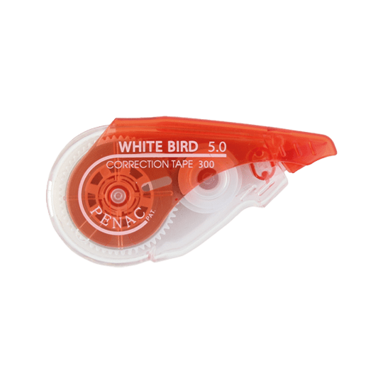 PENAC Japan - Korrekturtape WHITE BIRD orange